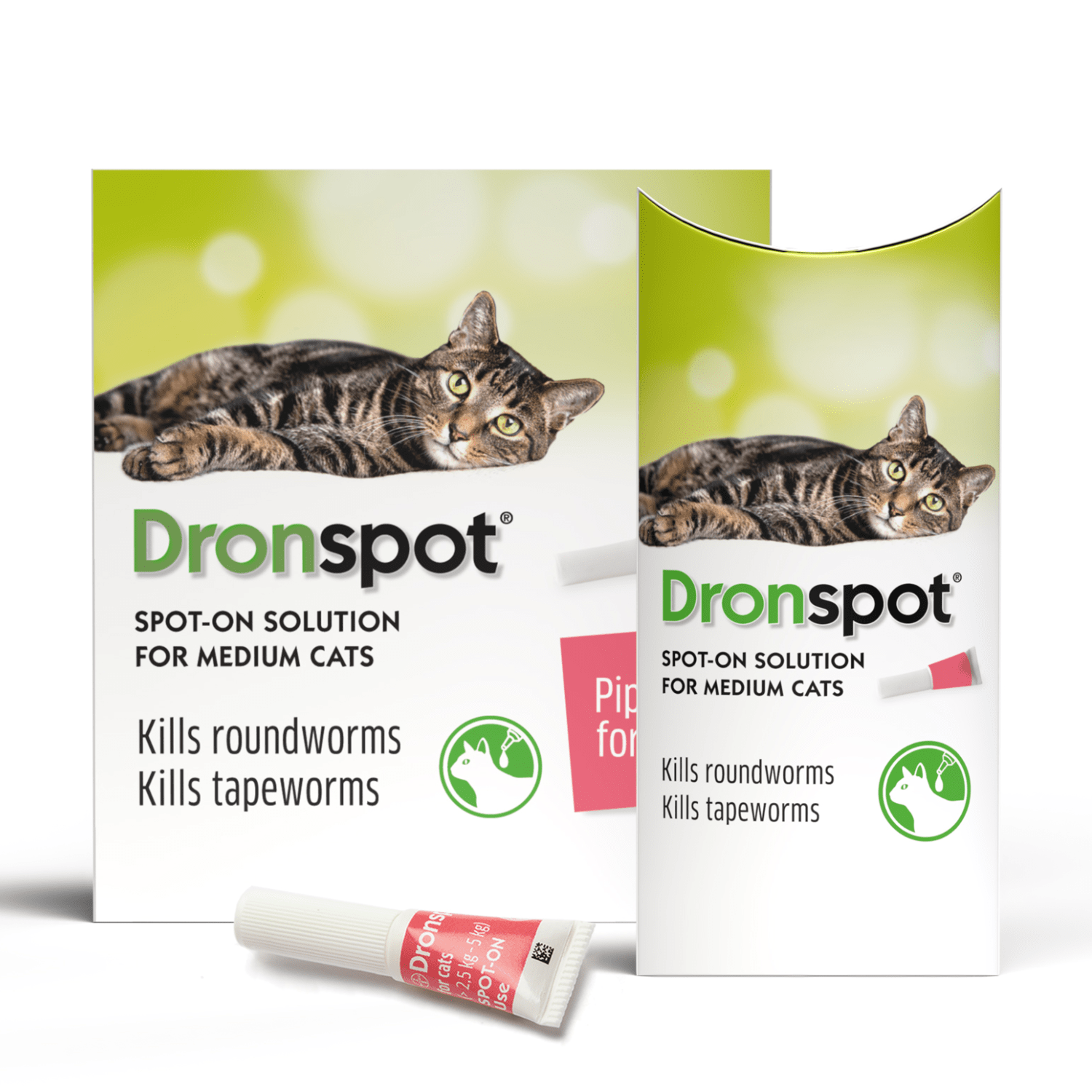 Dronspot Spot On Wormer Medium Worming for Cats For Medium Cats >2