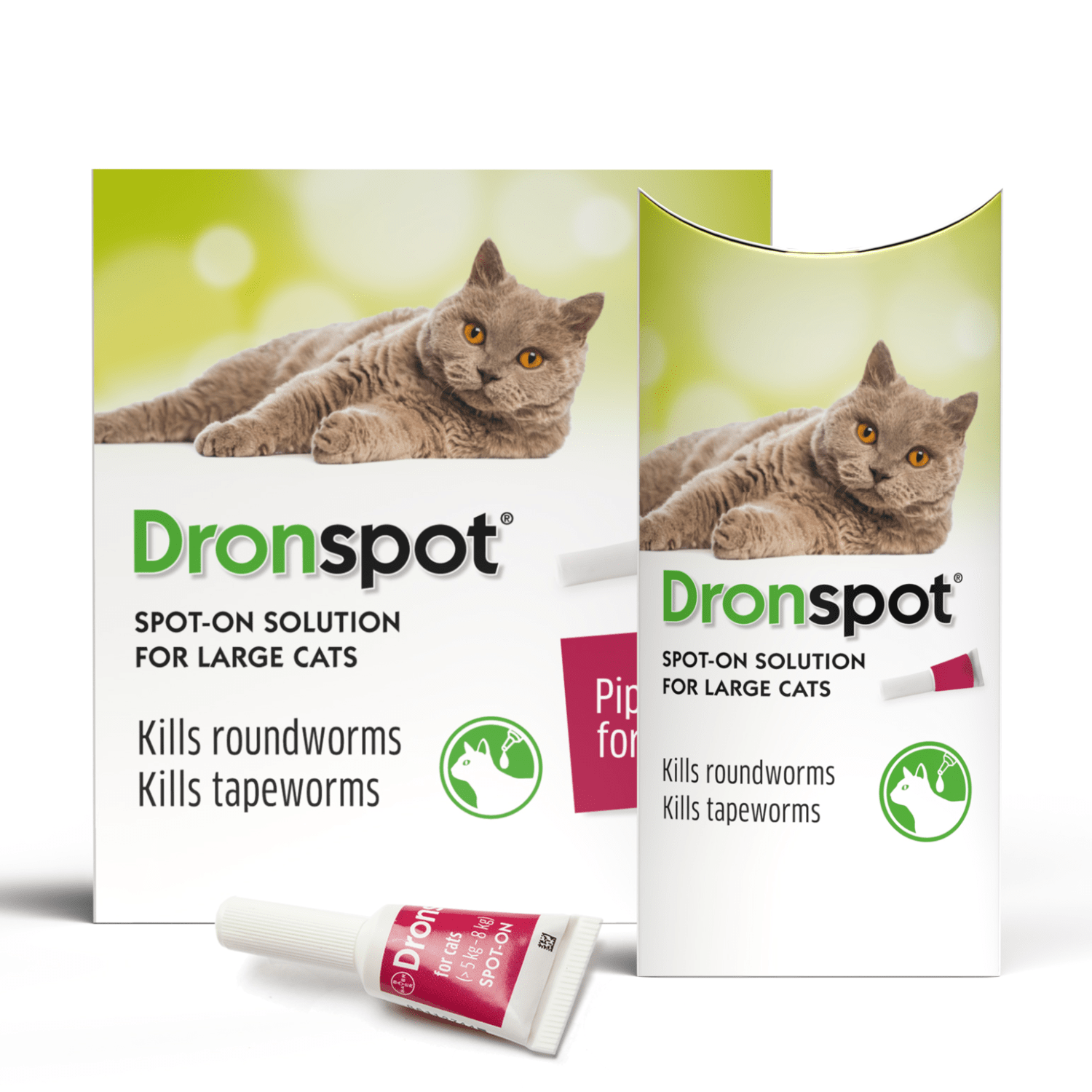 Dronspot Spot On Wormer Large Worming for Cats For Large Cats >5 to